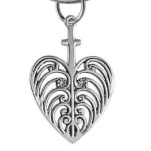 G2 Silver Heart pendant, Charleston Phillip Simmons Heart Collection. NWT